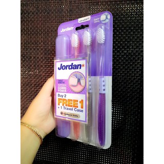 Bộ 3 bàn chải siêu mềm Jordan Target Sensitive