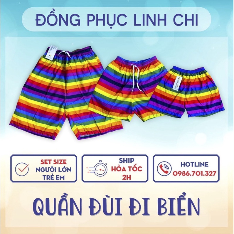 HOẢ TỐC NGAY Quần đùi đi biển, đi bơi,quần đôi nam nữ, trẻ em, gia đình đủ size mẫu hè mới 2022