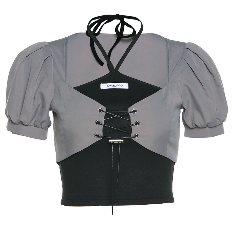 Áo Croptop Hai Dây Dáng Ôm Phong Cách Âu Mỹ Thời Trang Mùa Hè Hàng Mới 2022