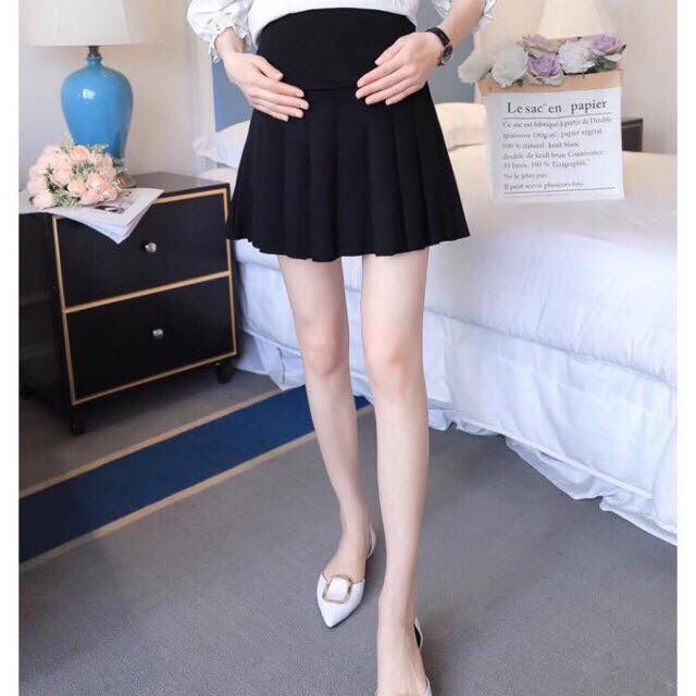 chân váy bầu xếp ly kèm quần trong | BigBuy360 - bigbuy360.vn