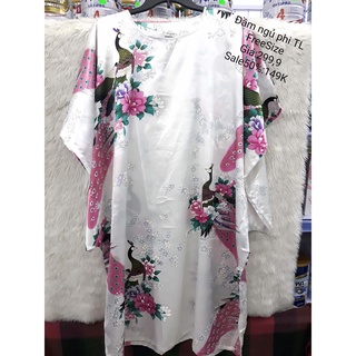 Váy ngủ satin lụa thái lan