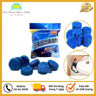Tẩy Sáng Bồn Cầu, Combo 10 Viên Tẩy Bồn Cầu, Khử Mùi Hôi, Giúp Trắng Sáng Bồn Cầu