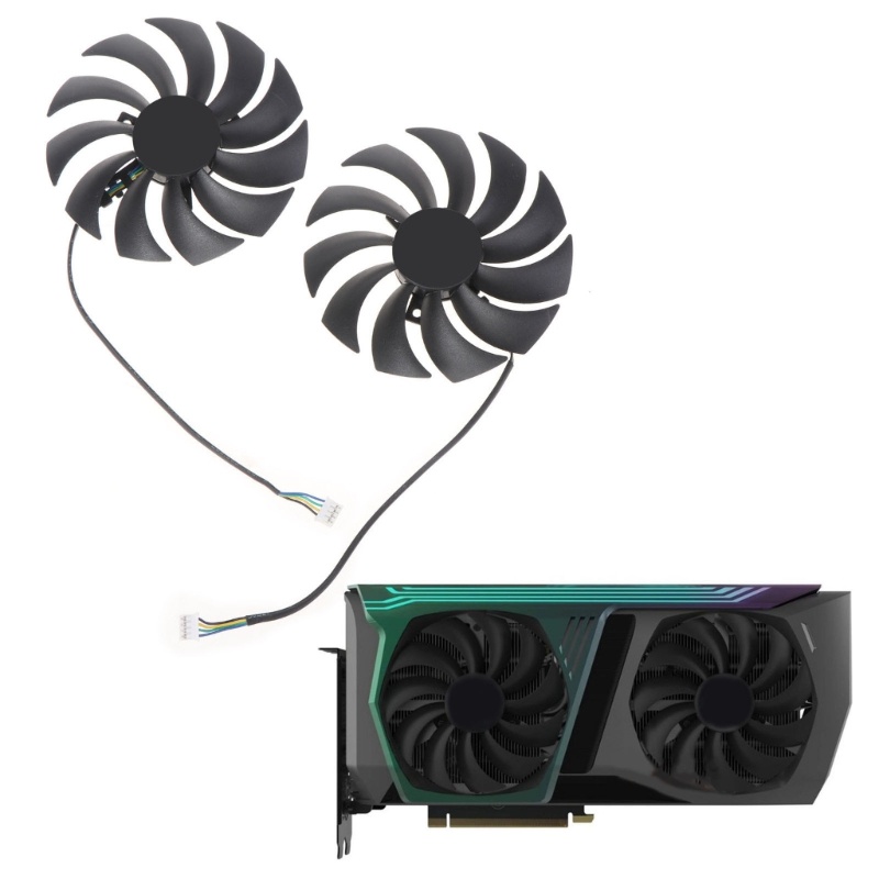 1 / 2 Quạt Tản Nhiệt GAA8S2U 4Pin 12V VGA Cho ZOTAC RTX 3090