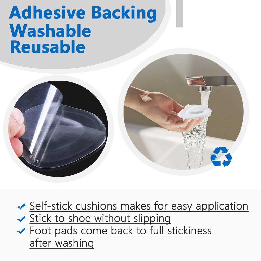 Miếng Lót Xương Bàn Chân Trong Suốt Giảm Đau Cho Nữ