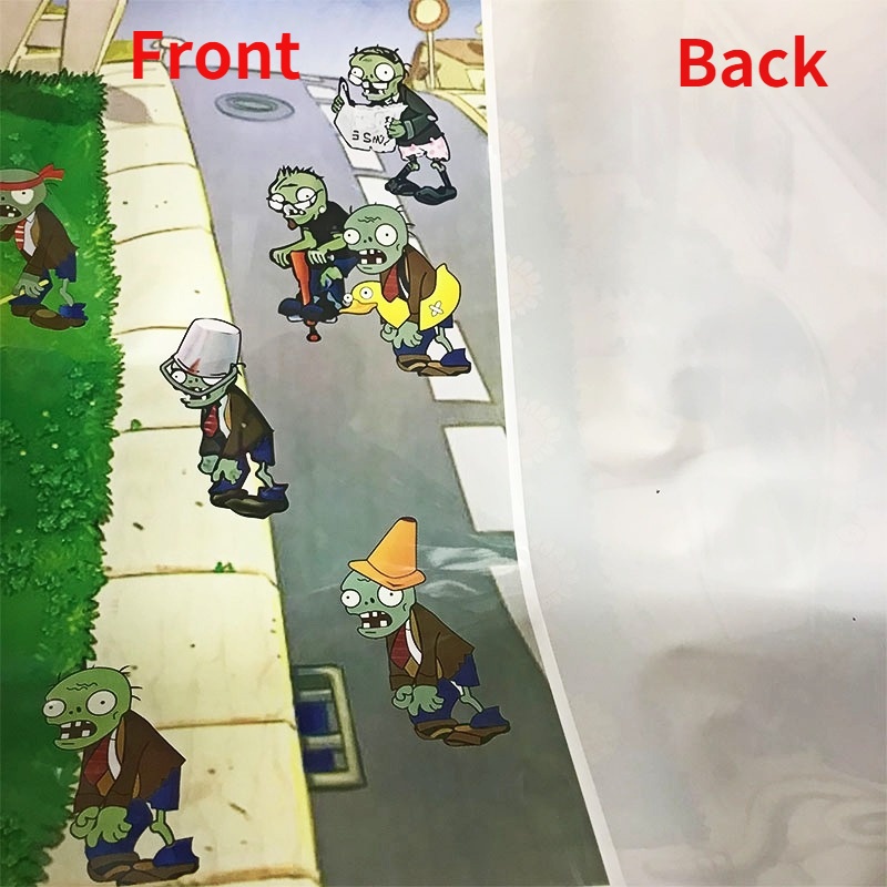 Bản đồ game Plants Vs Zombies chống thấm nước kích thước 38*76cm