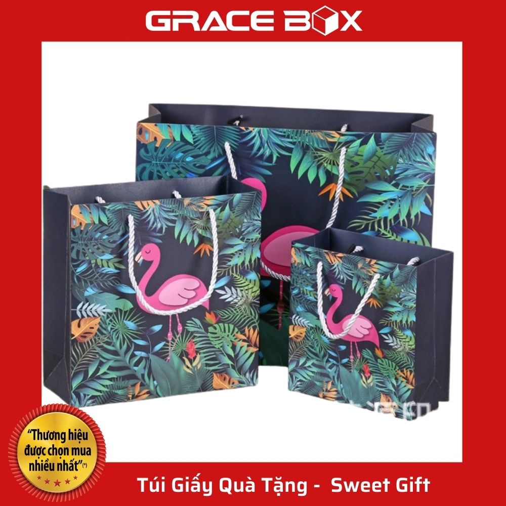 Túi Giấy Quà Tặng Chim Hạt Xinh Xắn - Siêu Thị Bao Bì Grace Box