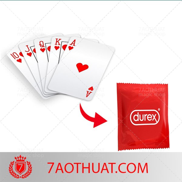 Đồ chơi ảo thuật cận cảnh hấp dẫn: Durex card