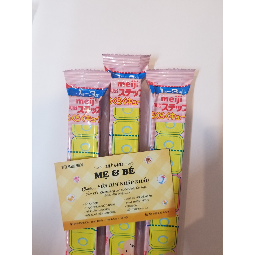 Sữa meiji thanh số 0-1, 1-3 NỘI ĐỊA NHẬT - THANH 27gr[]