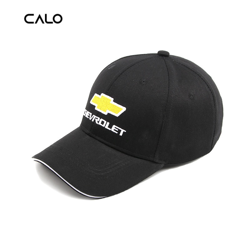 Mũ Lưỡi Trai Thêu Nhãn Hiệu Chevrolet F1 Màu Vàng Tùy Chỉnh Phong Cách Mới Cho Xe Hơi / Xe Máy