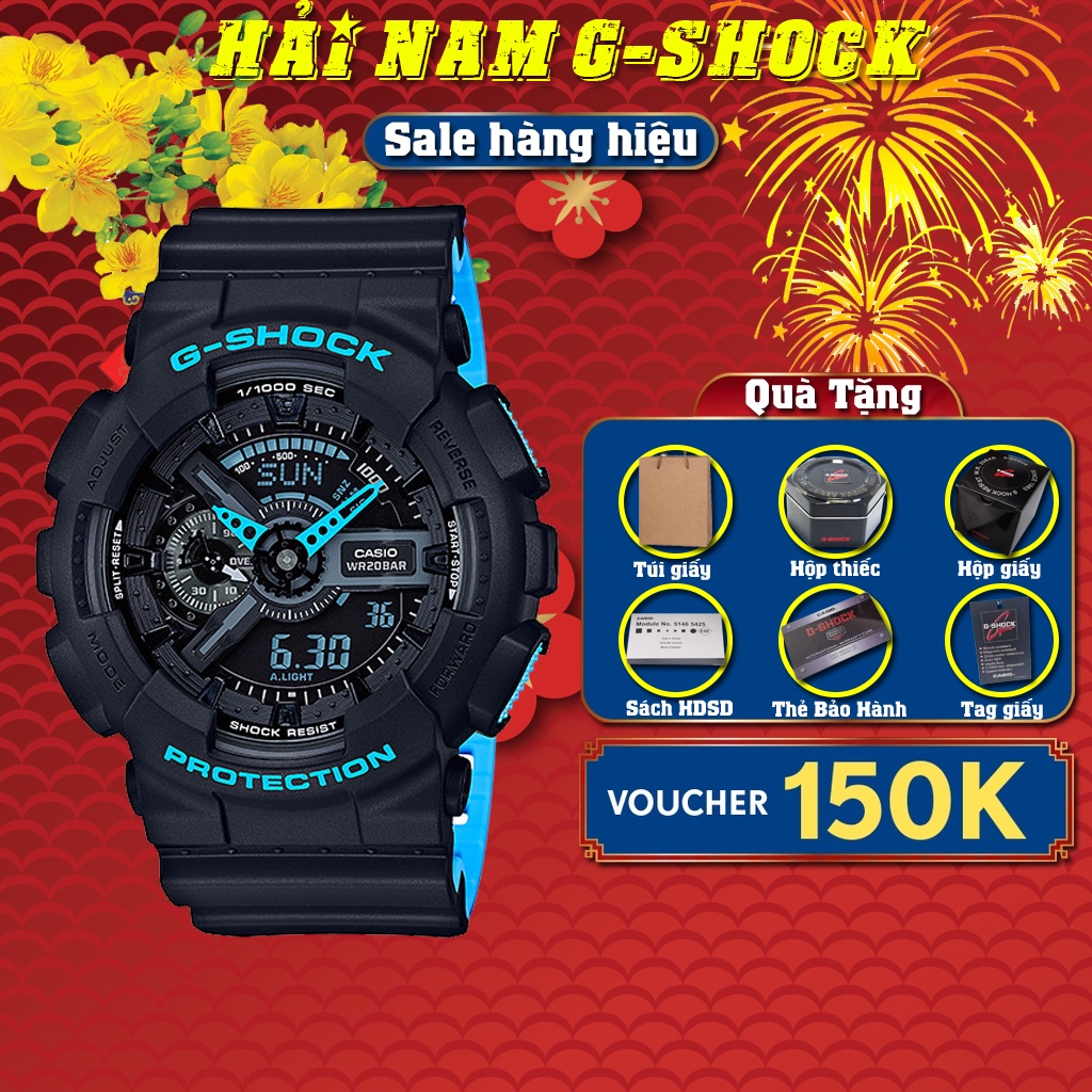 Đồng hồ nam G-SHOCK GA-110LN-1A | GA-110 | GA110 | Full phụ kiện