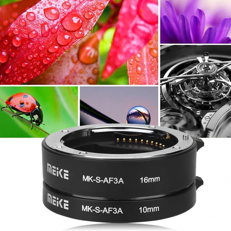 Extension tube NEX MK-S-AF3A / MK-S-AF3B hỗ trợ AF chụp macro cho lens Sony E mount NEX 5 6 7 A5000 A6000 A7 ...