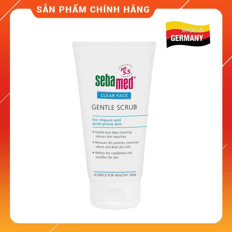 Sebamed Kem Tẩy Tế Bào Chết Kháng Khuẩn Dành Cho Da Mụn Gentle Scrub pH5.5 (150ml)