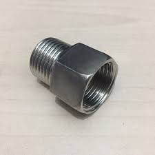 Nơ thu ren trong 21 ren ngoài 27 inox đúc, nối 2 đầu ren, cà rá inox