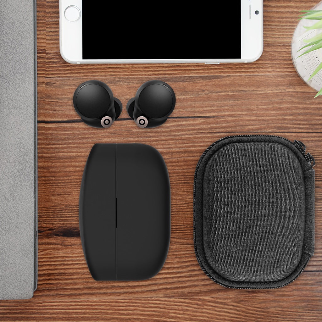 Geekria Vỏ Cứng Đựng Tai Nghe sony wf-1000xm4, linkbuds s, airpods pro Có Móc Khóa