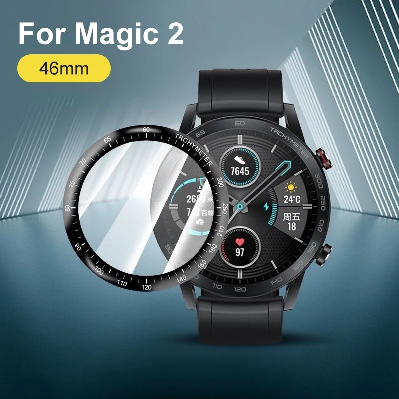 [Tặng 1 miếng 2D khi mua 2 miếng 3D] Cường lực màn hình 3D Cạnh Cong Full mặt kính cho Honor Magic Watch 2 46mm