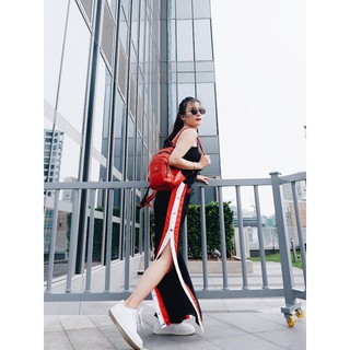 🌈🌈🌈 Jumpsuit kẻ sọc phối nút