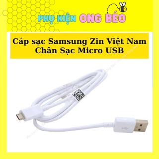Cáp sạc Samsung Việt Nam chân MicroUSB độ đàn hồi cao - phukien_ongbeo