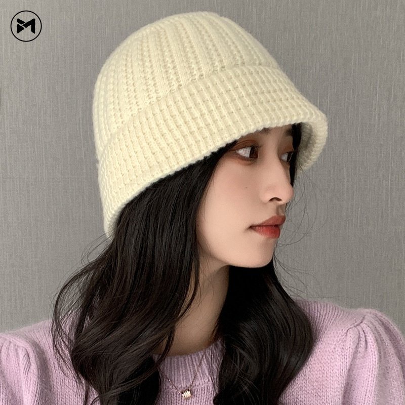 Nón Tai Bèo Đan Len Phong Cách Hàn Quốc Mới 2022 Cho Nữ