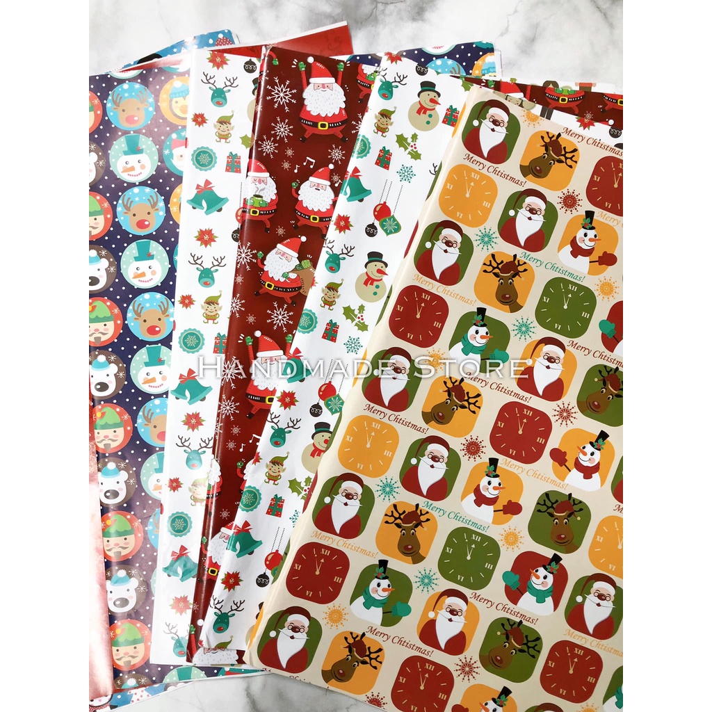 Giấy gói quà giáng sinh