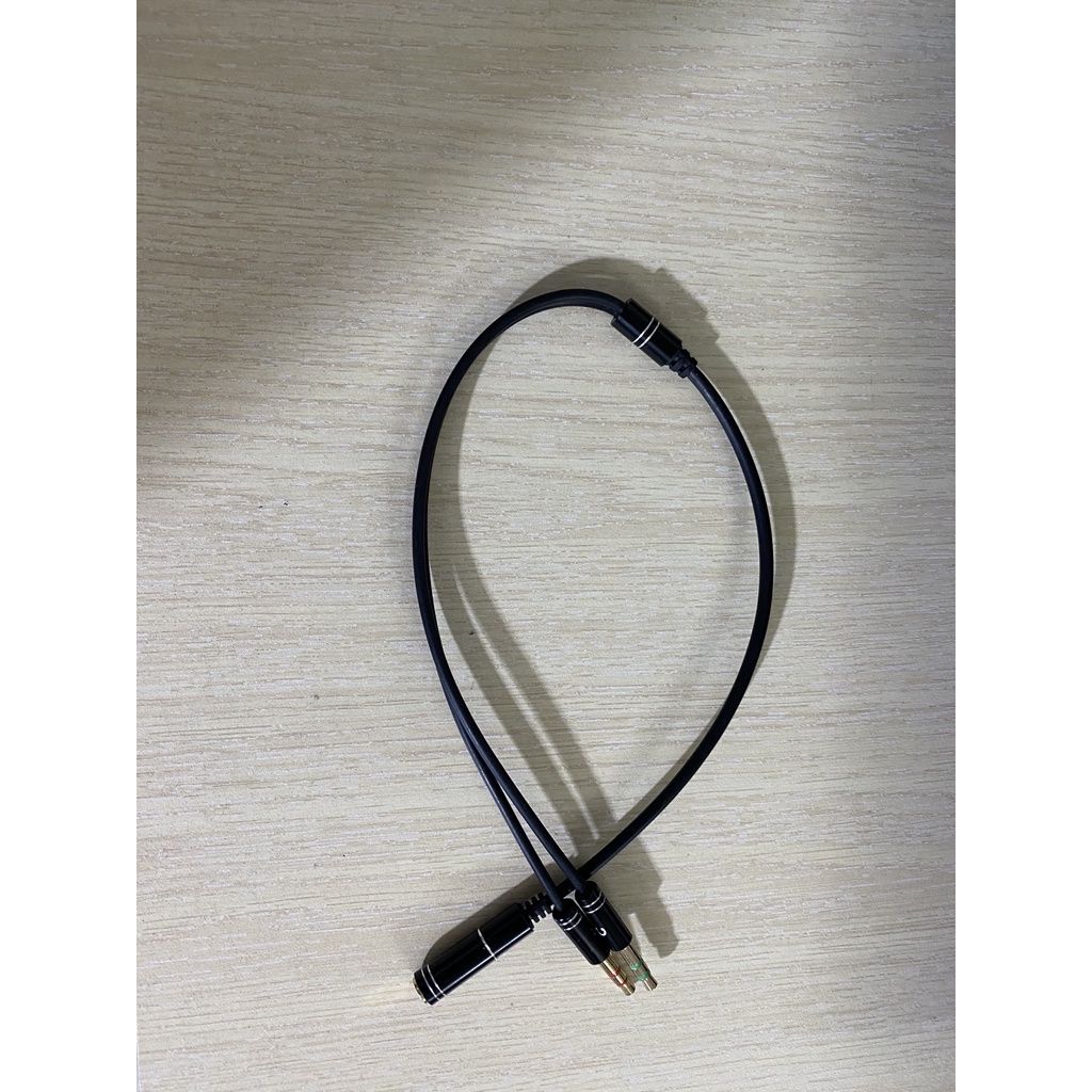 Jack 2 Cáp Chia Audio 2 Cổng 3.5mm