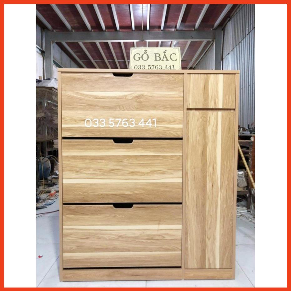 Tủ giày thông minh cánh lật gỗ MDF phủ melamine - tủ giầy thông minh cánh lật có ô để mũ bảo hiểm