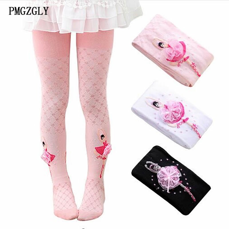 Quần Tất Múa Ballet Bằng Cotton Co Giãn Dành Cho Bé Gái 1 Đến 9 Tuổi