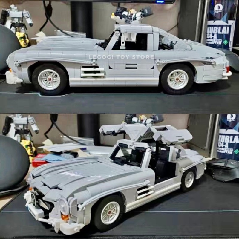 Đồ chơi lắp ráp Legogi xếp hình XE MERCEDES AMG KIYUI 1416 mảnh ghép đồ chơi xếp hình thông minh