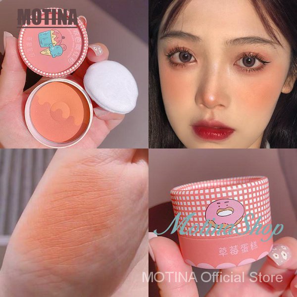 Phấn Má Hồng Hai Màu Sắc Trang Điểm Tự Nhiên Cho Nữ