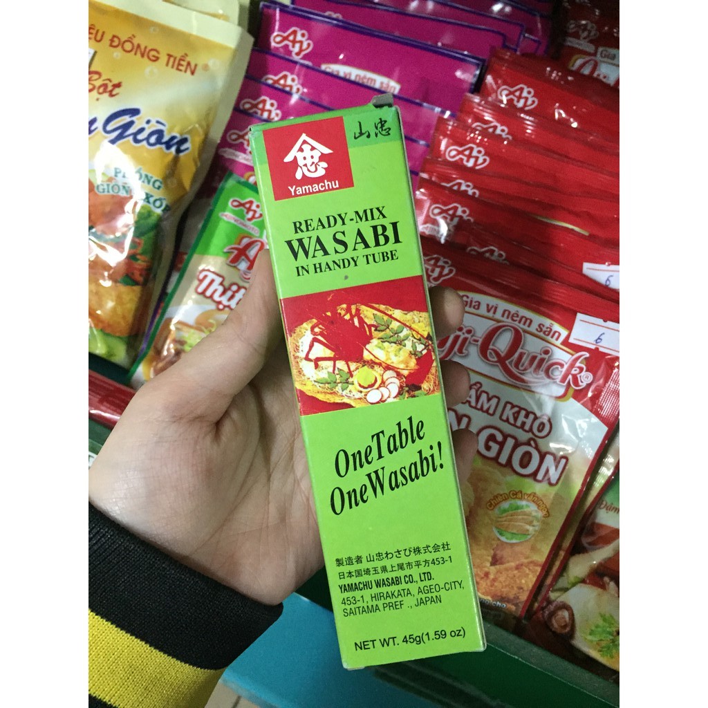 [GIA VỊ] MÙ TẠT WASABI YAMACHU 45gr