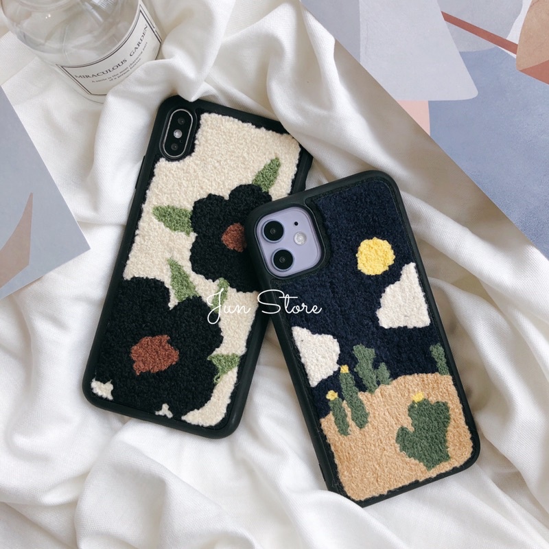 Ốp lưng len móc siêu xinh, bảo vệ máy và camera