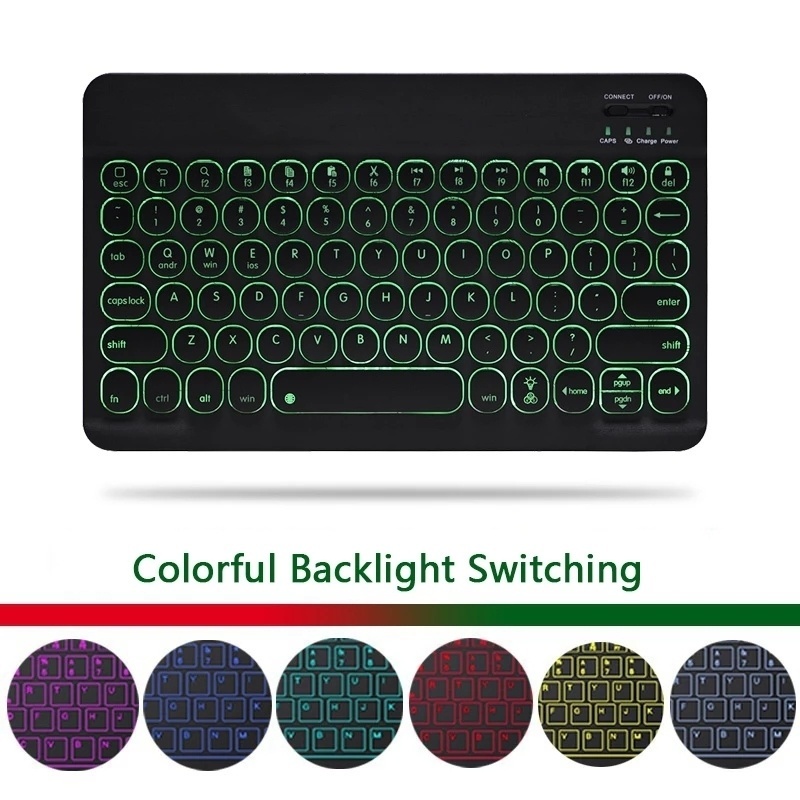 Bàn Phím Bluetooth Không Dây Siêu Mỏng Có Thể Sạc Lại