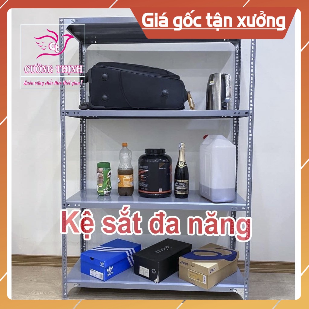 Kệ sắt đa năng, Cao 150cm x Dài 120cm x Rộng 40cm x 4 Tầng