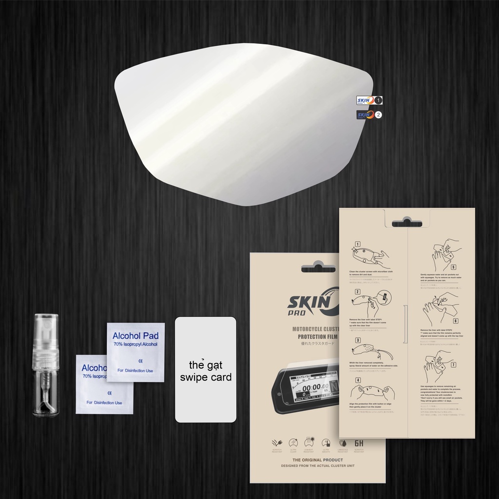 Miếng dán PPF bảo vệ mặt đồng hồ xe EXCITER 2006 ĐẾN 2010 SIRIUS CƠ - YAMAHA EXCITER SIRIUS EX