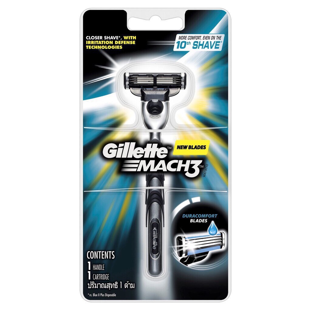 Dao cạo râu Gillette Mach 3 (3 lưỡi)