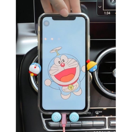 Giá đỡ điện thoại XIAODUOJIAJU gắn lỗ thông gió xe ô tô có thể điều chỉnh trọng lực