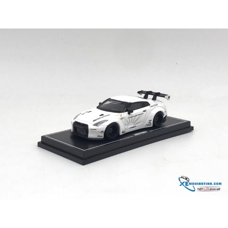 Xe Mô Hình Nissan GTR- R35 LB 1:64 Liberty Walks ( Trắng )