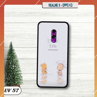 Ốp điện thoại Realme X/ Oppo K3 - lưng nhám viền dẻo