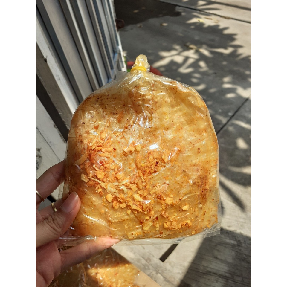 Bánh Tráng Muối Tỏi Xì Ke Nhà Làm gói 65GR! Muối Mịn Tỏi Thơm ! Bánh Tráng Nghệ Sỹ