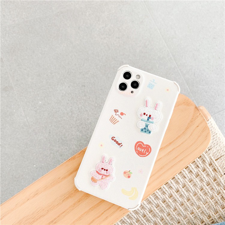 Ốp lưng iphone Lovely Good thêu viền chống va đập 5/5s/6/6plus/6s/6splus/7/7plus/8/8plus/x/xs/11/12/pro/max/plus/promax