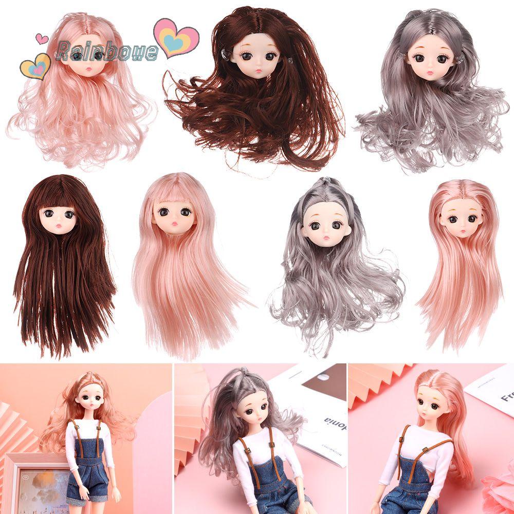 Đầu búp bê 16cm tỉ lệ 1/6 nhiều màu sắc