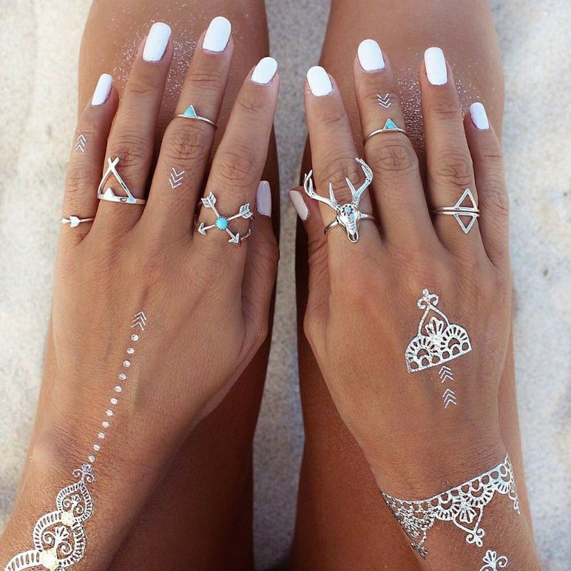 Set Nhẫn Boho Vintage ( có sẵn )