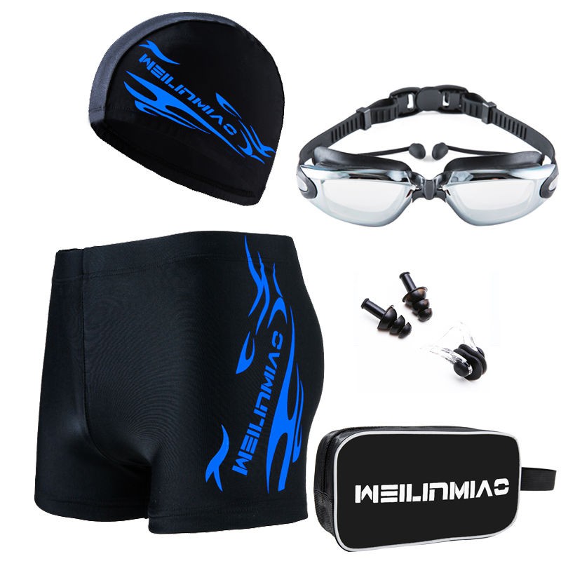 Quần bơi nam, suối nước nóng võ sĩ nam, kích thước lớn nhanh khô Quần bơi chuyên nghiệp dành cho người lớn kính bơi phù | BigBuy360 - bigbuy360.vn