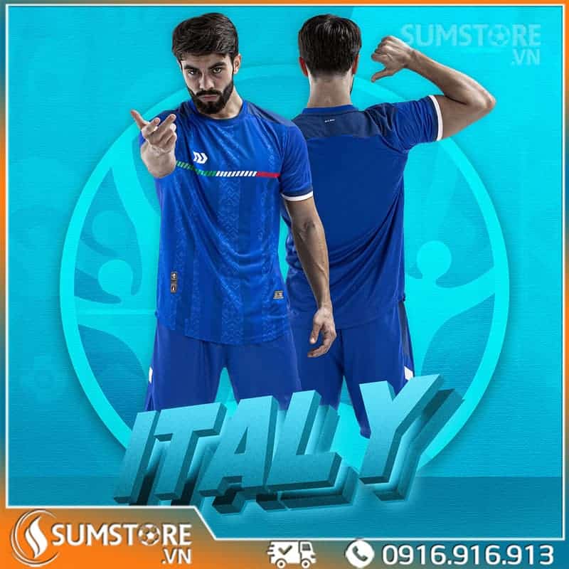 [BULBAL] Đồ Đá Banh Tuyển Ý - Italia Xanh Cao Cấp - Phù hợp tất cả các bộ môn thể thao bóng đá, bóng chuyền, chạy bộ