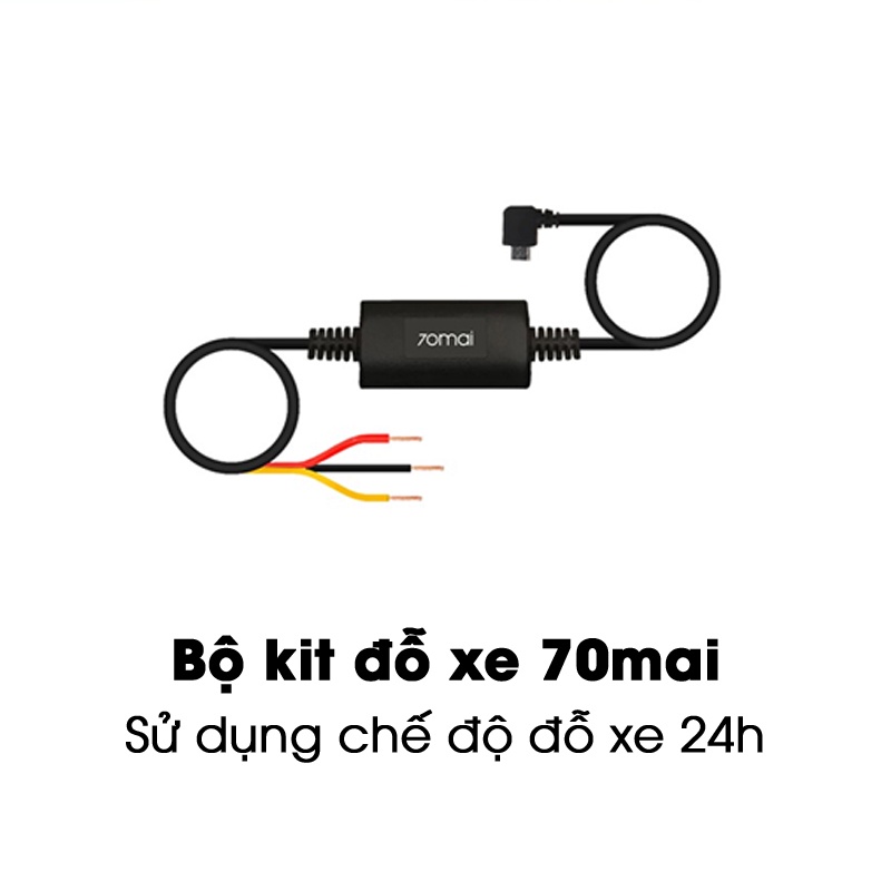 Bộ dây nguồn đấu điện trực tiếp cho camera hành trình 70mai UP02 Hardwire Kit Bộ Kit đỗ xe | BigBuy360 - bigbuy360.vn