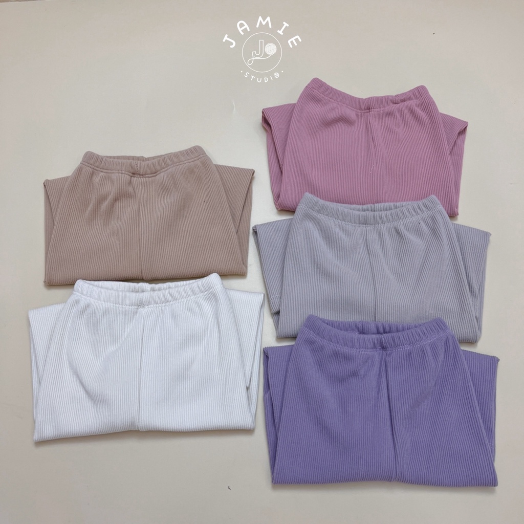 Quần Dài Legging trẻ em tăm nhung dày dặn giữ ấm tốt cho bé sơ sinh đến 5 tuổi