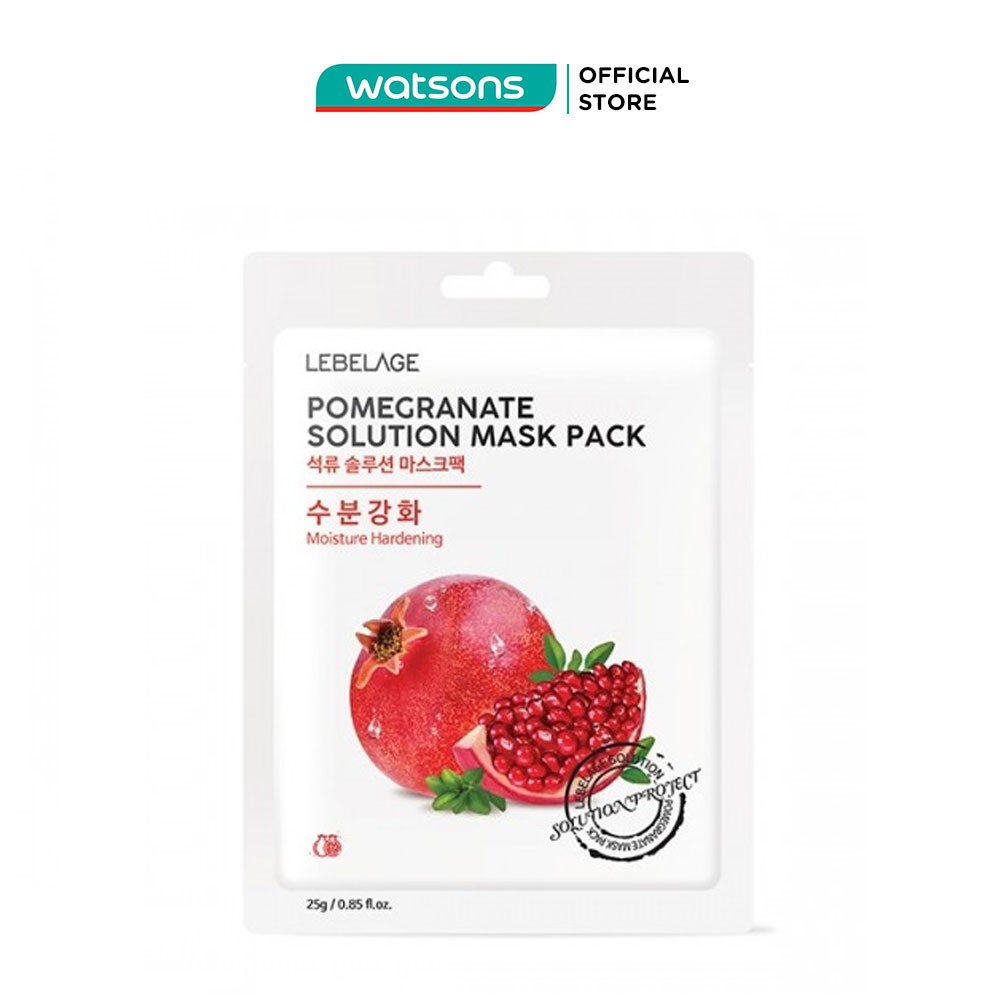 Mặt Nạ Lebelage Pomegranate Solution Mask Pack Moisture Hardening Chiết Xuất Từ Lựu 25g | BigBuy360 - bigbuy360.vn