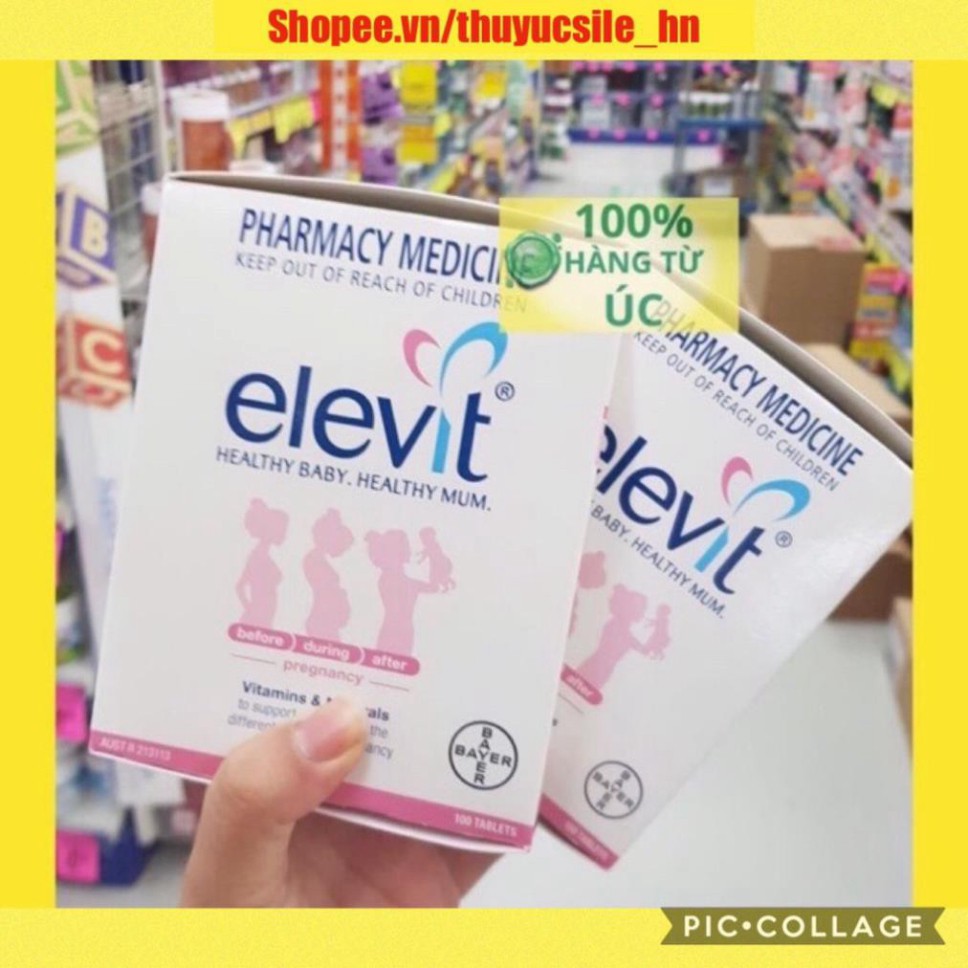 Viên uống Elevit - Vitamin cho bà bầu Úc 100 Viên