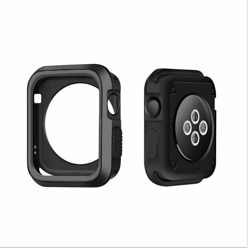 Ốp nhựa silicone cho đồng hồ thông minh Apple Watch iWatch 38mm 42mm 40mm 44mm