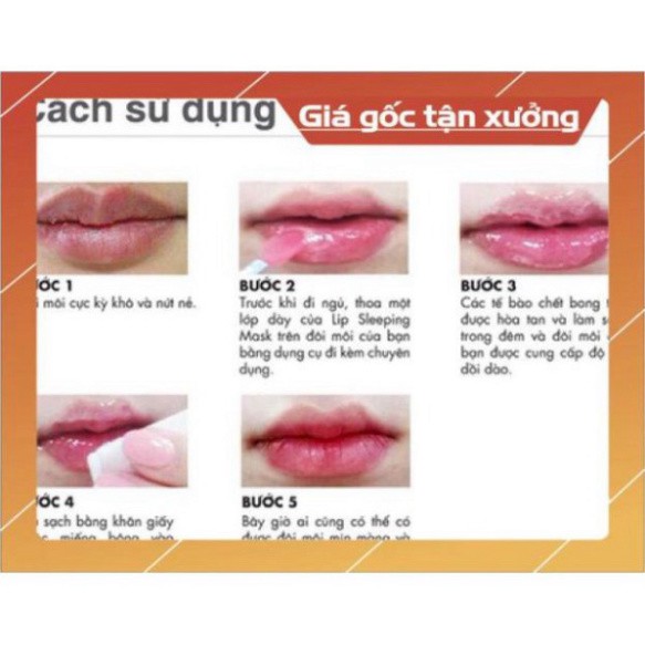 Mặt nạ ngủ ủ môi minisize 3g màu hồng