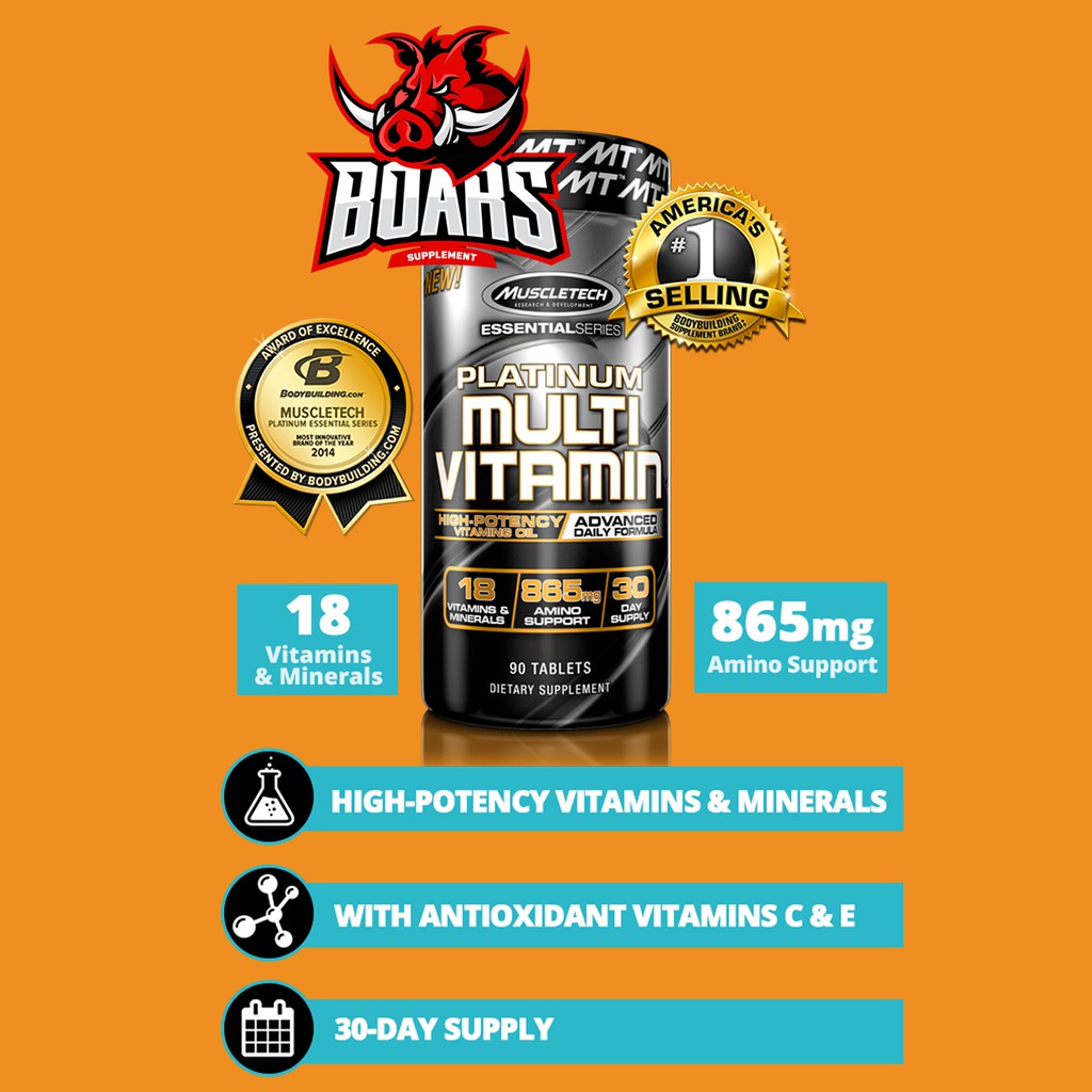 PLATINUM MULTI VITAMIN - Viên Vitamin Và Khoáng Chất Tổng Hợp (90 Viên) | BigBuy360 - bigbuy360.vn